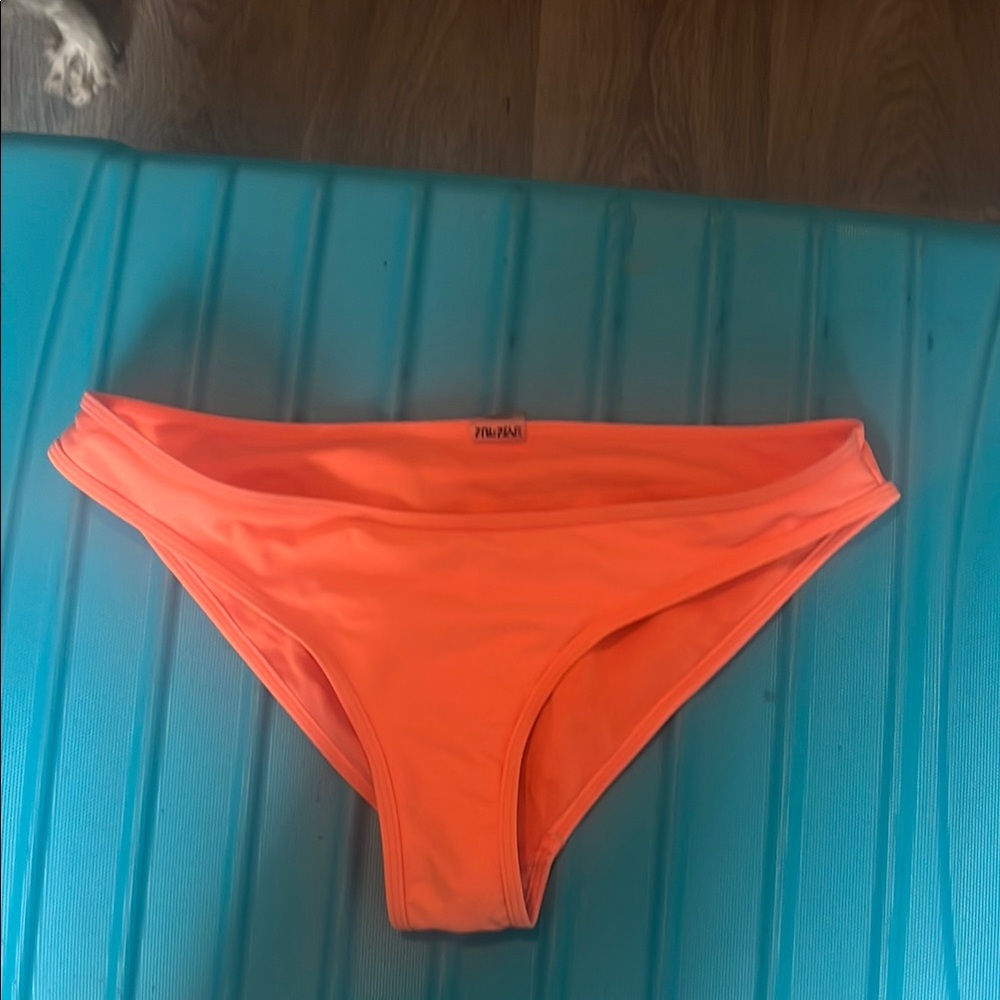 Neon Orange surf style Bikini Bottoms